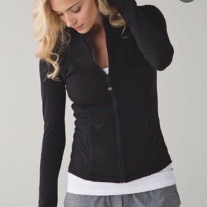 Black lulu lemon zip up